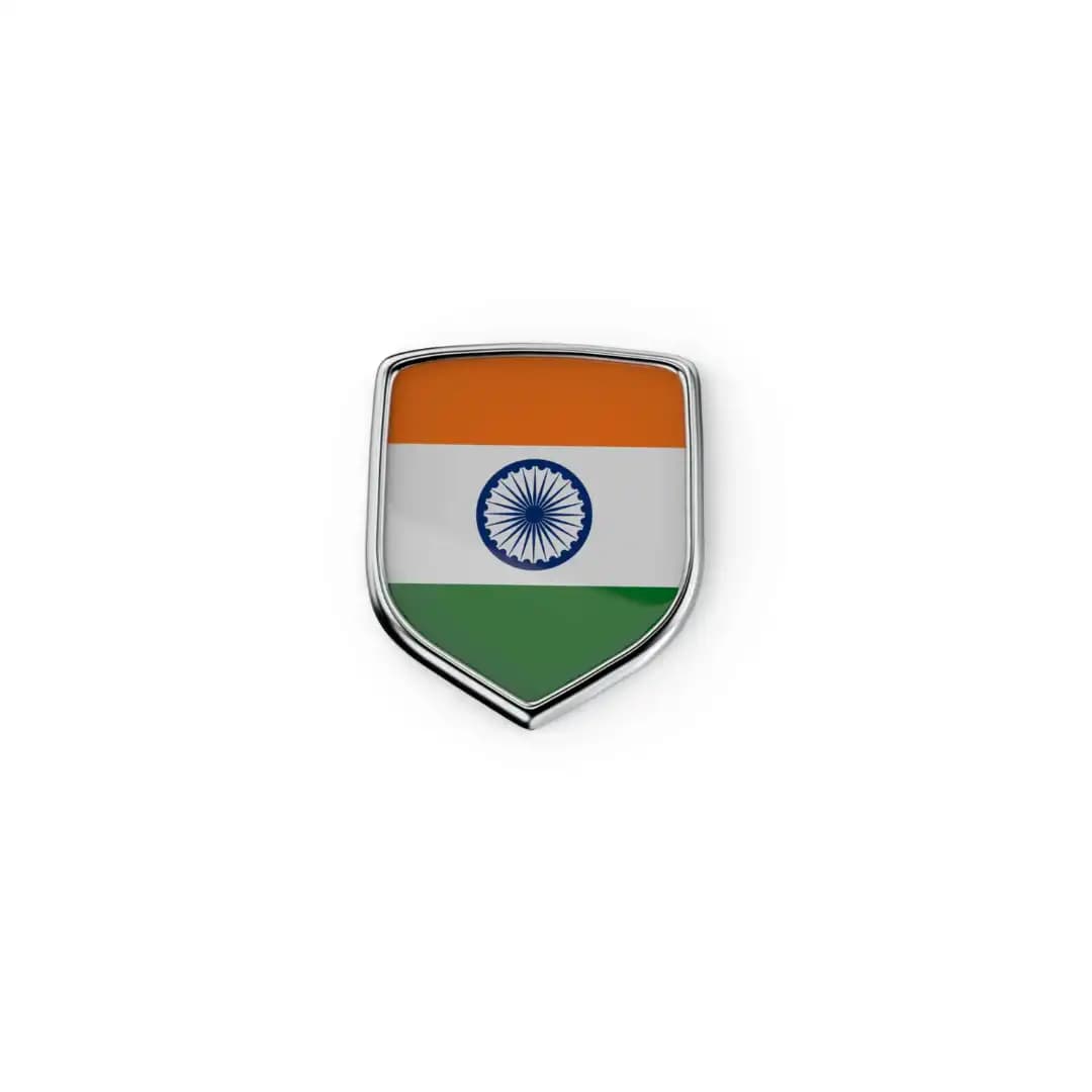 Galio GFX Tiranga Badge for Car & Bike (Universal Fit)