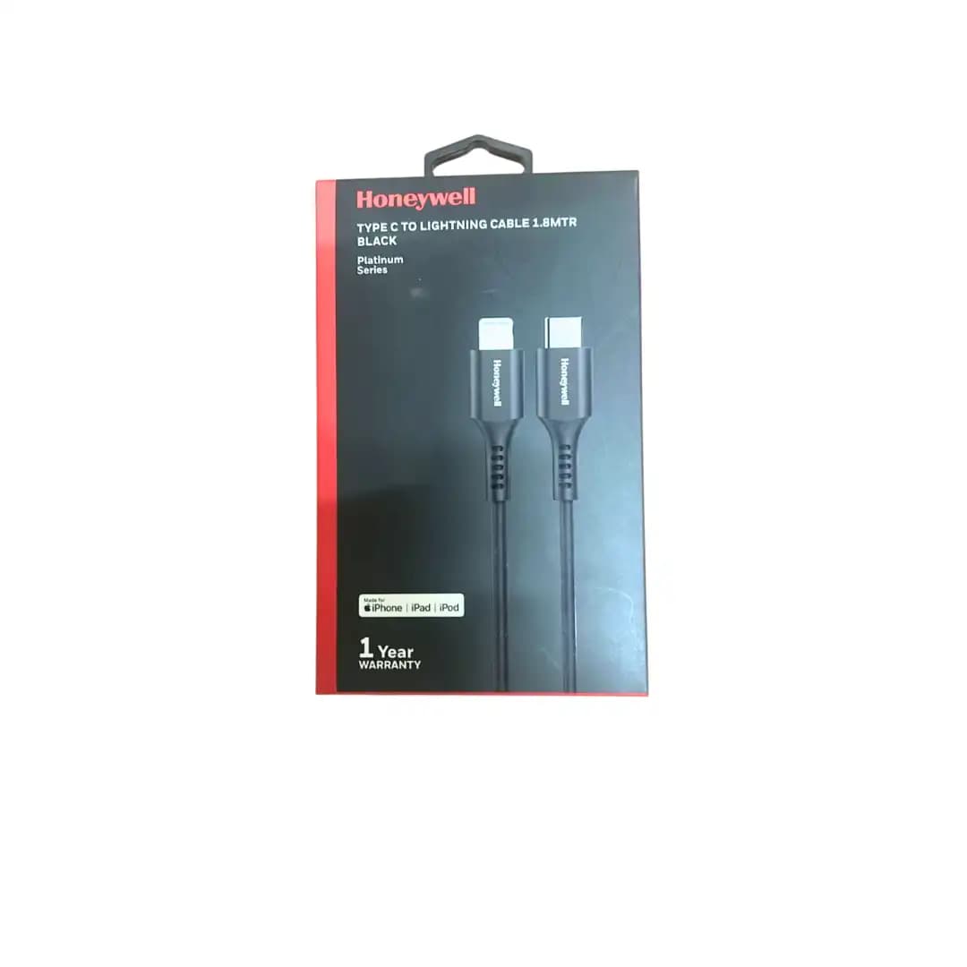 Honeywell Type-C to Lightning Cable 1.8M – Black (Platinum Series)
