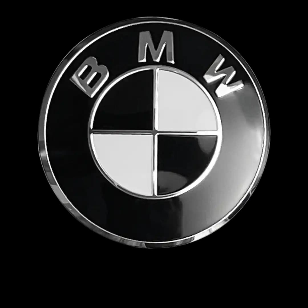 BMW Logo Sticker- 45cm B/W