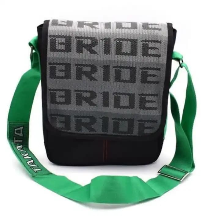 TKT Crossbody Sling Bag Green racing Straps