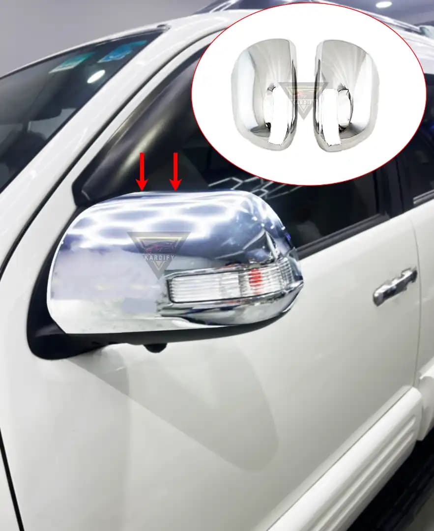 Chrome Side Mirror Cover for Toyota Fortuner(2017-2020)
