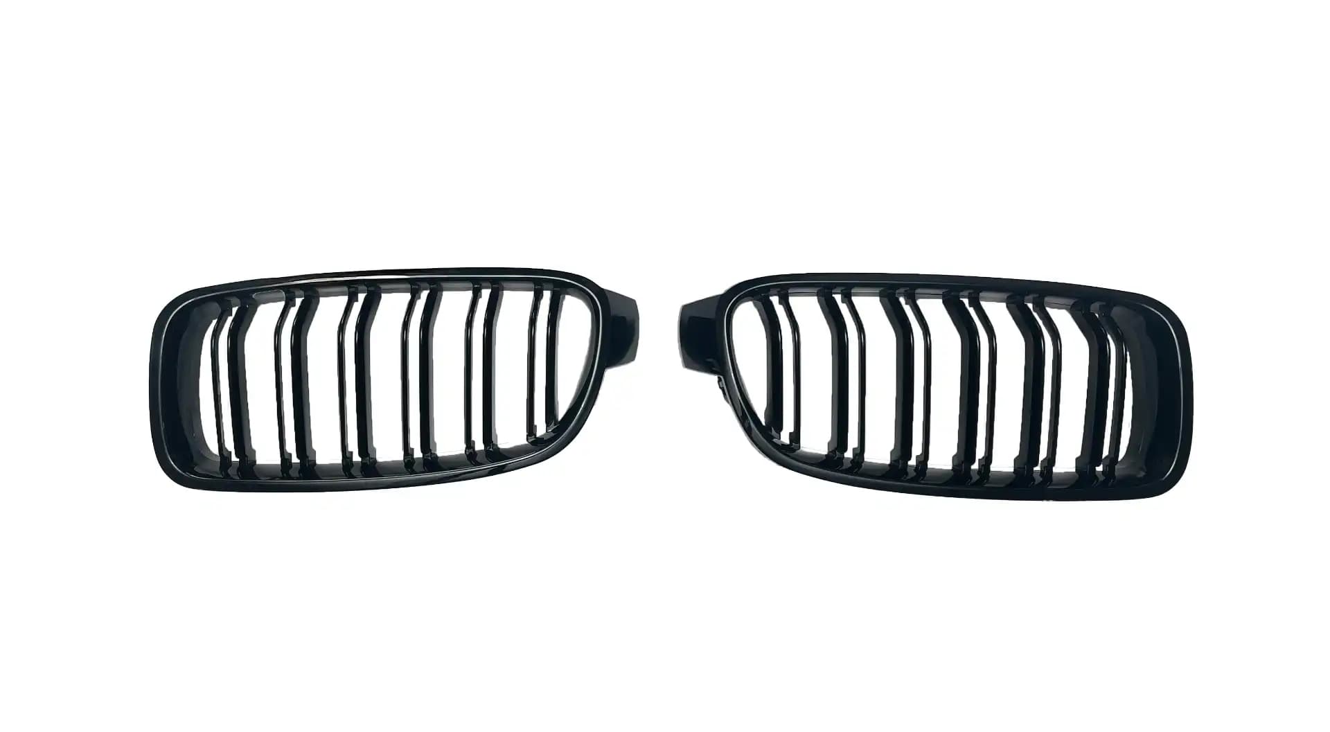 Gloss Black Carbon Fiber finish Front Grille for BMW 3 F30 M 2012-2018/ Front Bumper Grille