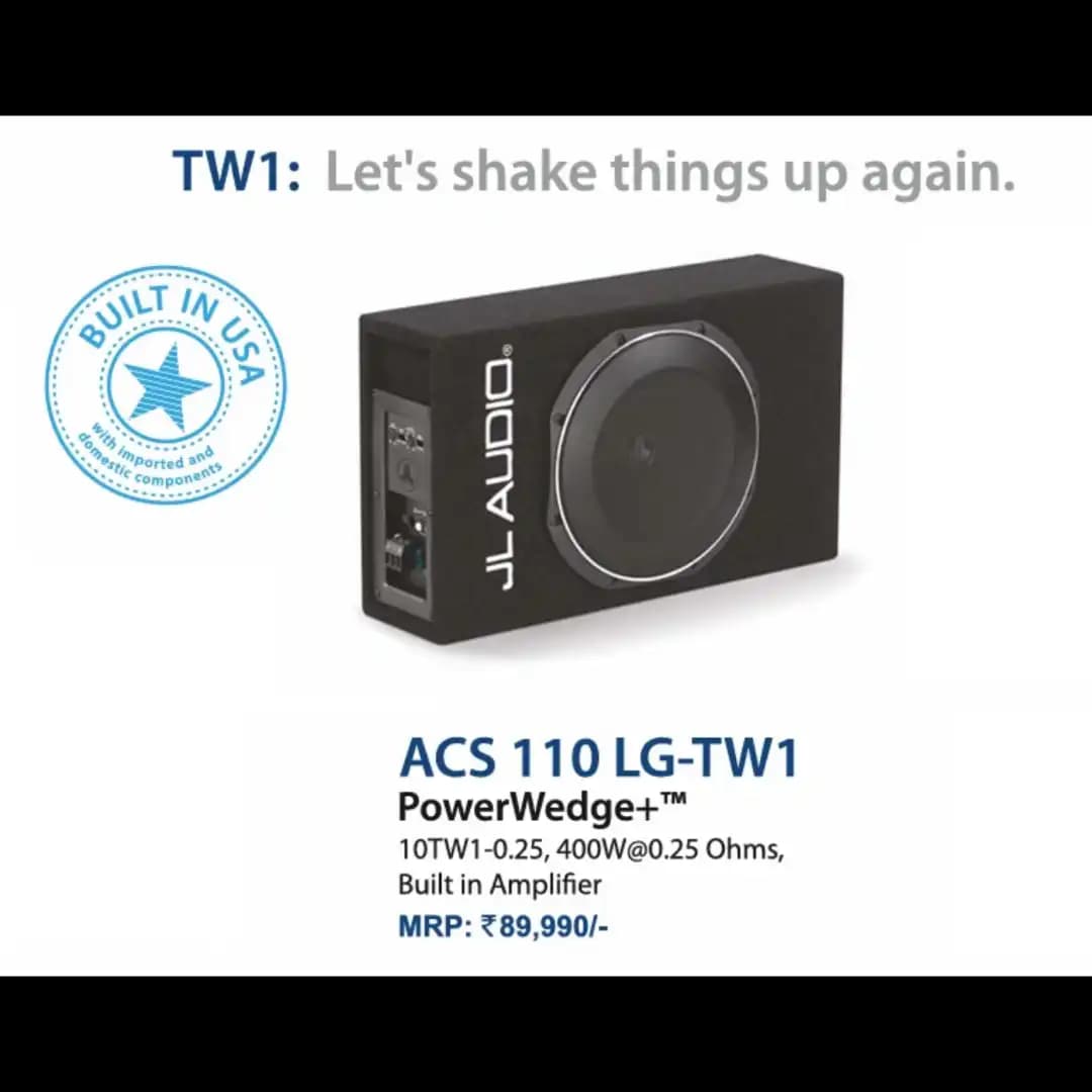JL TW1 ACS 110 LG-TW1 PowerWedge+ ™