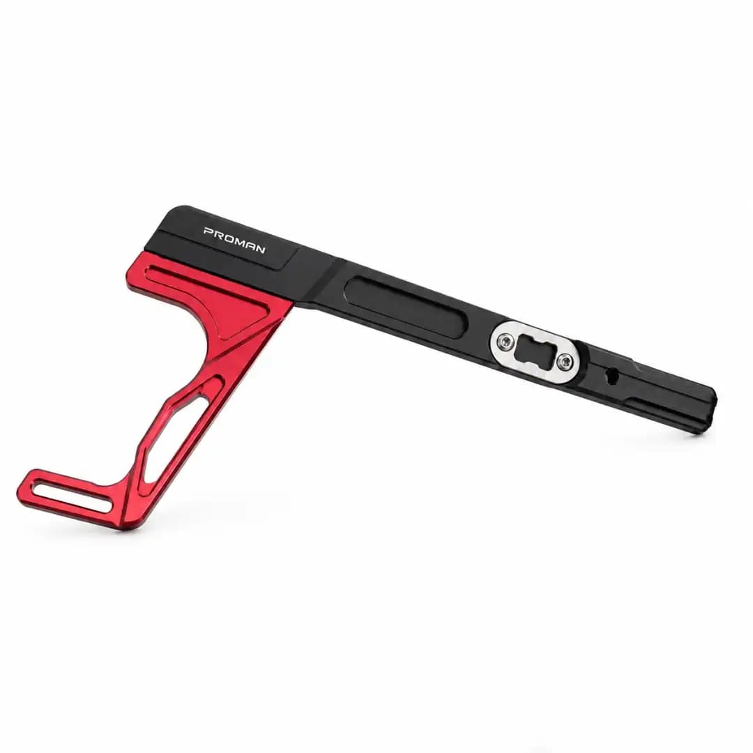 PROMAN Grab Handle for Mahindra Thar 3-Door | Billet Aluminum No-Drill Assist Grip Set | Black / Red & Black